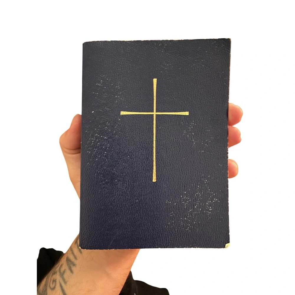 The Book of Common Prayer Episcopal Church Seabury Press Navy‎ Gold Cross